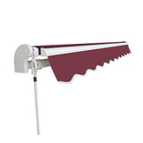 4.0m Budget Manual Awning, Burgundy