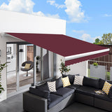 3.0m Full Cassette Manual Awning, Burgundy