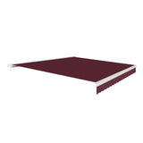 3.0m Full Cassette Manual Awning, Burgundy