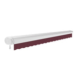 3.0m Full Cassette Manual Awning, Burgundy