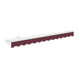 3.5m Half Cassette Manual Awning, Burgundy