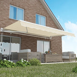 3.5m Standard Manual Awning, Sand