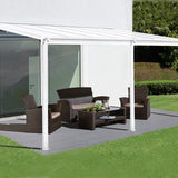 16ft x 10ft White Veranda Garden Canopy - Primrose™