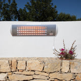 1.8kW IPX4 Wall Mounted Quartz Bulb Electric Patio Heater with 3 Power Settings by Heatlab®