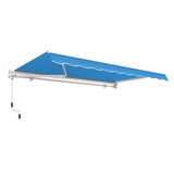 3.5m Standard Manual Awning, Azure Blue